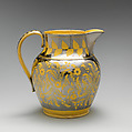 Jug, Lustered earthenware, British, Staffordshire