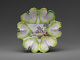 Dish, Longton Hall  British, Soft-paste porcelain decorated in polychrome enamels, British, Longton Hall, Staffordshire