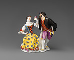 Columbine and Pantaloon, Meissen Manufactory German, Hard-paste porcelain, German, Meissen