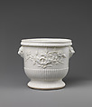 Wine glass cooler, Saint-Cloud factory French, Soft-paste porcelain, French, Saint-Cloud