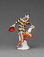 Harlequin with jug, Meissen Manufactory  German, Hard-paste porcelain decorated in polychrome enamels, German, Meissen