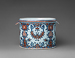 Pair of jardinières or wine coolers, Faience (tin-glazed earthenware), French, Rouen