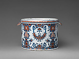 Pair of jardinières or wine coolers, Faience (tin-glazed earthenware), French, Rouen