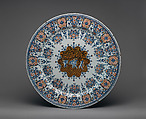 Plateau, Pierre Brebiette  French, Faience (tin-glazed earthenware), French, Rouen