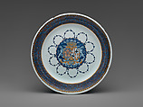 Plate, Faience (tin-glazed earthenware), French, Rouen