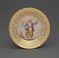 Saucer (part of a service), Royal Porcelain Manufactory, Naples  Italian, Soft-paste porcelain, Italian, Naples