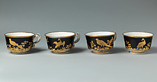 Teacups (8) (part of a service), Chelsea Porcelain Manufactory (British, 1745–1784, Gold Anchor Period, 1759–69), Soft-paste porcelain, British, Chelsea
