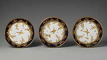 Saucers (12) (part of a service), Chelsea Porcelain Manufactory (British, 1745–1784, Gold Anchor Period, 1759–69), Soft-paste porcelain, British, Chelsea