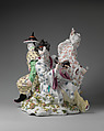 Chinese musicians, Chelsea Porcelain Manufactory (British, 1745–1784, Red Anchor Period, ca. 1753–58), Soft-paste porcelain, British, Chelsea