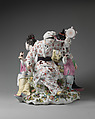 Chinese musicians, Chelsea Porcelain Manufactory (British, 1745–1784, Red Anchor Period, ca. 1753–58), Soft-paste porcelain, British, Chelsea