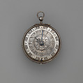 Watch, Watchmaker: John Bushman (British, 1687–ca. 1710), Silver, niello, British, London