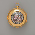 Watch, Watchmaker: Charles Clay (British, 1695–1740), Case: gold and silver; Dial: champlevé gold, British, London