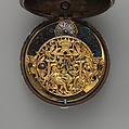 Calendar watch, Watchmaker: Gabriel-Joseph Moillet (1681–1757, master 1706), Silver, British, London