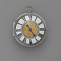 Watch, Watchmaker: Jonas Thorelet (master 1695), Silver, gold, enamel, British, London