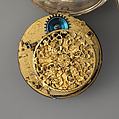 Watch, Watchmaker: Jonas Thorelet (master 1695), Silver, gold, enamel, British, London