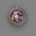 Watch, Watchmaker: Thomas Windmills (British, active 1686, Clockmakers&#39; Company 1695, master 1719–32), Silver, enamel, British, London