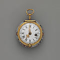 Watch, Watchmaker: Charles Cabrier (British, ca. 1740–60), Enamel, silver, British, London