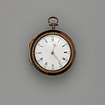 Watch, Watchmaker: John Ellicott (British, 1706–1772), Pinchbeck, tortoiseshell, enamel, British, London