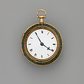Repeater watch, Watchmaker: William Webster (British, Clockmakers' Company 1710–34, died 1735), Gold, shagreen, enamel, British, London