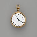 Quarter repeater watch, Watchmaker: William Webster (British, Clockmakers&#39; Company 1710–34, died 1735), Gold, shagreen, enamel, British, London