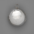 Pair-case watch, Watchmaker: Jacob Hasluck (Dutch, 1659?–1747, recorded 1704), Outer and inner case: silver; Dial: silver, gilded brass, Dutch, Amsterdam