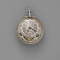 Watch, Watchmaker: David Lestourgeon (Clockmakers&#39; Company 1698, died 1731), Outer and inner cases: silver; Dial: champlevé silver, British, London