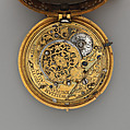 Watch, Watchmaker: William Webster (British, Clockmakers&#39; Company 1710–34, died 1735), Gold, enamel, British, London
