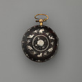 Repeater watch and case, Watchmaker: Thomas Tompion (British, 1639–1713), Gilt metal, enamel; tortoiseshell, silver, British, London