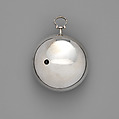 Pair-case watch, Watchmaker: Jacob Hasluck (Dutch, 1659?–1747, recorded 1704), Outer and inner case: silver; Dial: silver, gilded brass, Dutch, Amsterdam