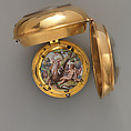 Watch, Watchmaker: Charles Clay (British, 1695–1740), Case: gold and silver; Dial: champlevé gold, British, London