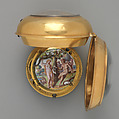 Watch, Watchmaker: Charles Clay (British, 1695–1740), Case: gold and silver; Dial: champlevé gold, British, London
