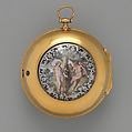 Watch, Watchmaker: Charles Clay (British, 1695–1740), Case: gold and silver; Dial: champlevé gold, British, London