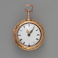 Watch, Watchmaker: (W.R.?) Rose (ca. 1750), Copper gilt, silver, enamel, British