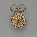 Watch, Watchmaker: J. Tarts (active 1755–90), Silver, brass, British, London