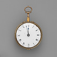 Clock-watch, Watchmaker: Daniel Delander (British, 1678–1733), Silver gilt, silver, British, London