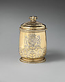 Tankard (one of a pair), John Le Chartier (active 1698–1731), Silver gilt, British, London