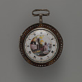 Watch, Watchmaker: J. Samson (1760–1796), Tortoiseshell, enamel, silver, gold, British, London