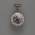 Watch, Watchmaker: J. Samson (1760–1796), Tortoiseshell, enamel, silver, gold, British, London