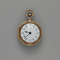Repeating watch, Watchmaker: George Prior (active 1800–1830), Gold, enamel, British, London