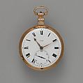 Watch, Watchmaker: Grayhurst, Harvey &amp; Co. (recorded 1805–30), Case of gold, enamel, and pearls, with floral design; jeweled movement, with ruby cylinder escapement, British, London