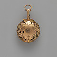 Repeating watch and case, Watchmaker: Christopher Heinrich Haehnel (active London, 1695–1754), Gold, enamel or vernis Martin, German, Fürton