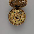 Repeating watch and case, Watchmaker: Christopher Heinrich Haehnel (active London, 1695–1754), Gold, enamel or vernis Martin, German, Fürton