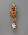 Watch and chatelaine, Probably by Francis Perigal (British, active 1741–67), Case: gold, enamel, diamonds; Dial: enamel, silver hands, set with diamonds; Movement: with diamond endstone, British, London