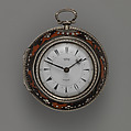 Watch, Watchmaker: Edward Prior (British, active 1800–68), Silver, tortoiseshell, enamel, British, London
