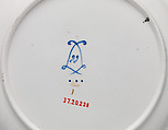 Plate (part of a service), Sèvres Manufactory (French, 1740–present), Soft-paste porcelain, French, Sèvres