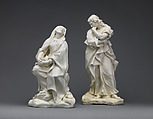 The Mourning Virgin, Capodimonte Porcelain Manufactory (Italian, 1740/43–1759), Soft-paste porcelain, Italian, Naples