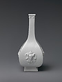 Four-sided bottle, Meissen Manufactory  German, Hard-paste porcelain with molded decoration, German, Meissen