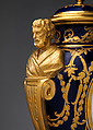 Vase with cover (vase des âges) (one of a pair), Sèvres Manufactory (French, 1740–present), Soft-paste porcelain, French, Sèvres