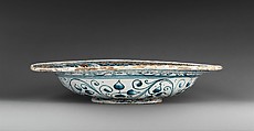 Bowl with The Virgin and the Unicorn and arms of Matthias Corvinus and Beatrice of Aragon, Maiolica (tin-glazed earthenware), Italian, Pesaro