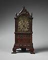 Bracket clock, Clockmaker: John Fordham (British, active Coggeshall), Mahogany, British, Coggeshall